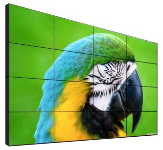 46 Inch LCD Video Wall Display with 1920 by 1080 Resolution 178 Degree Viewing Angle Anti Glare Surface and Consumption for Energy Saving