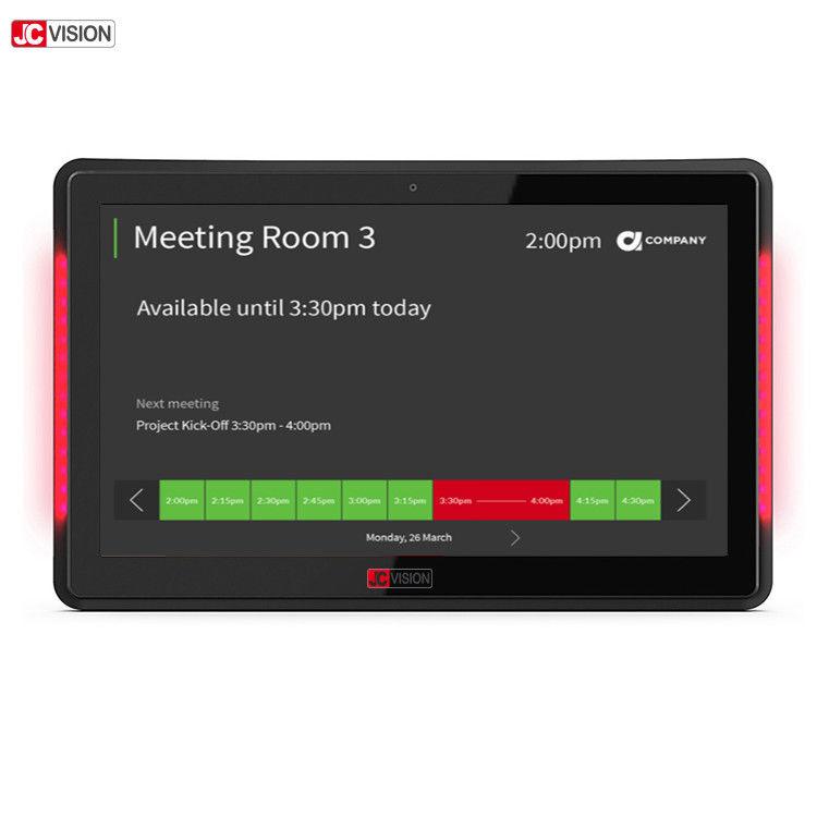 LED Light Conference Room Displays , NFC Poe Meeting Room Schedule Display