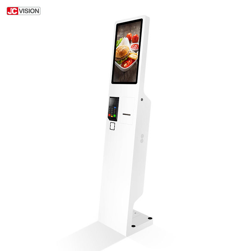 21.5inch Self Service Kiosk Touch Screen Monitor Kiosk For Fast Food Restaurant