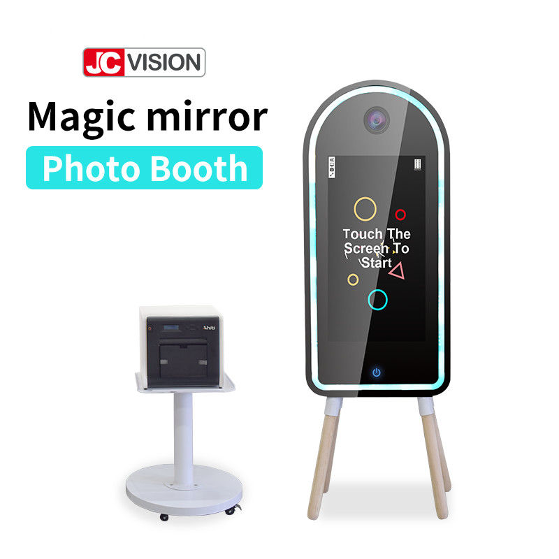 Touchscreen DIY Smart Mirror Smart Mirror Photo Booth Kiosk For Wedding