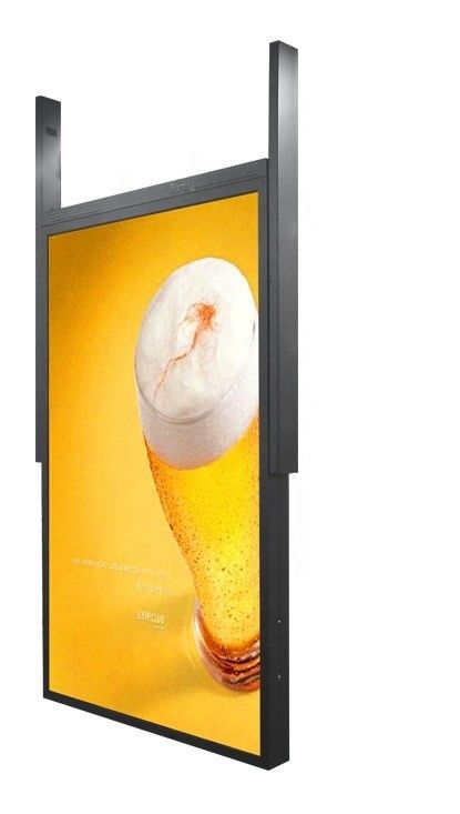 High Brightness Double Side 49inch LCD Window Display For Commercial