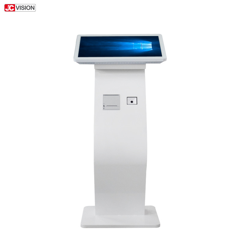 Windows Self Service Kiosk Touch Screen 21.5 Inch QR Code Scanner Kiosk