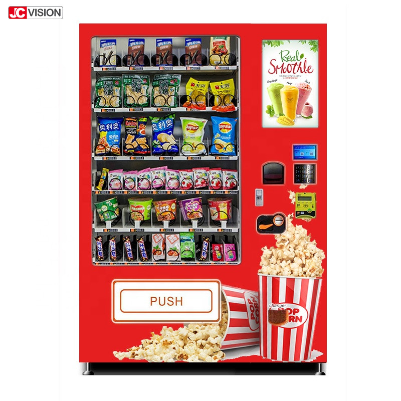 JCVISION Automatic Vending Machine 22inch Snack and Drink Beverage ...