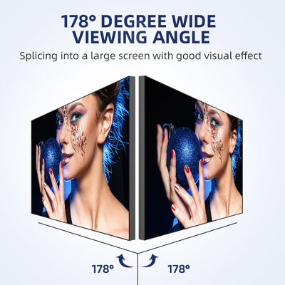 Wall Mounted 46 Inch 4K LCD Video Wall Display Seamless AD Player