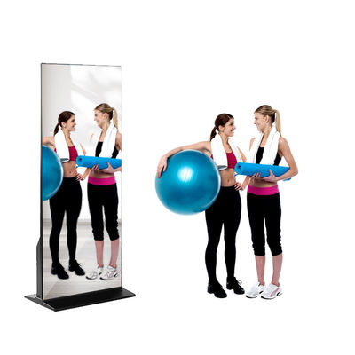 Home Gym Virtual 3D 32'' 43'' Smart Exercise Mirror Interactive Touch Screen