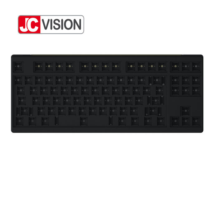JCVISION Hot Swappable Mechanical Keyboard Kits 87 Keys TKL PCB Mounted